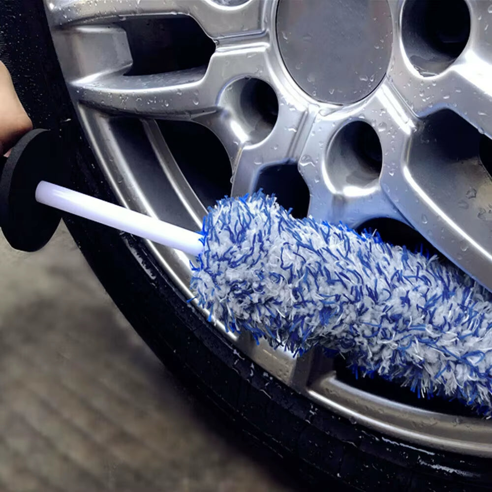 2Pcs WOOLLY WAND -MICROTOUGH MICROFIBRE ALLOY WHEEL BRUSH -NON METAL