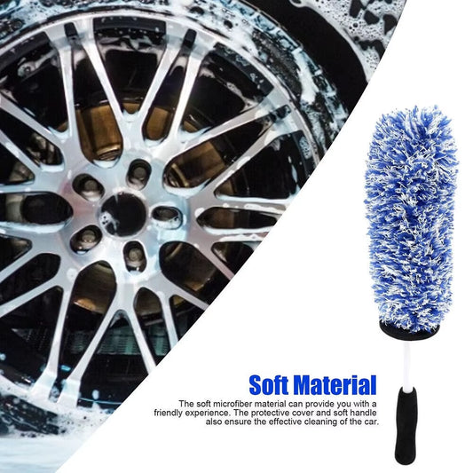 2Pcs WOOLLY WAND -MICROTOUGH MICROFIBRE ALLOY WHEEL BRUSH -NON METAL