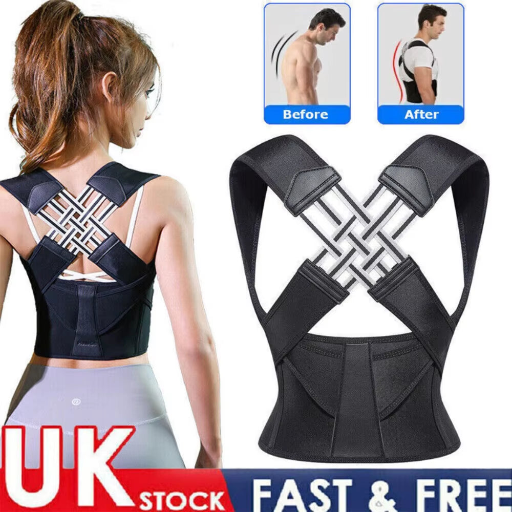 Belt Back Corrector Adjustable Anti-Camel Sitting Posture Correction UK