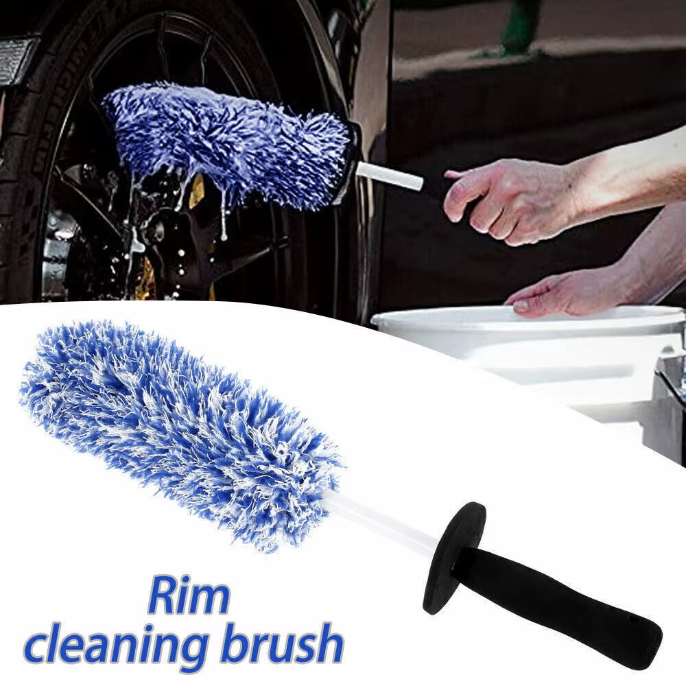 2Pcs WOOLLY WAND -MICROTOUGH MICROFIBRE ALLOY WHEEL BRUSH -NON METAL